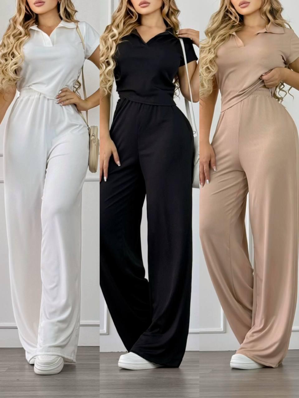 Conjunto casual sofisticado para mujer